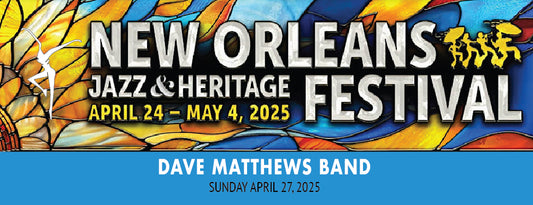 Commemorative Ticket Jazz Fest 4.27.25 | Physical Concert Ticket Souvenir Keepsake Gift